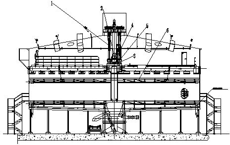 Lift type flat bottom malt-steeping tank