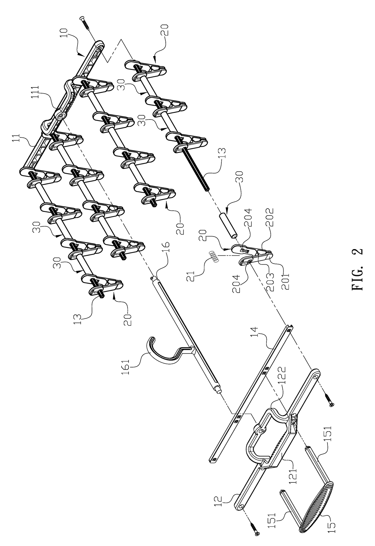 Clothes drying hanger