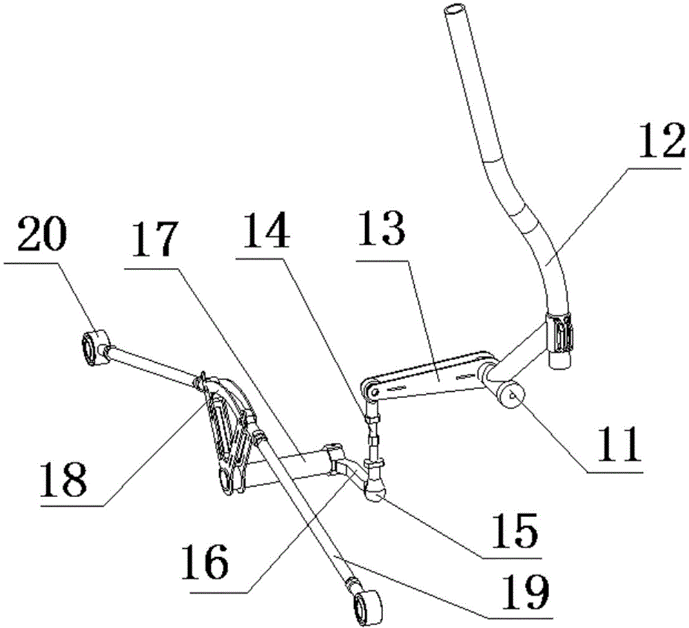 Reversed recumbent tricycle