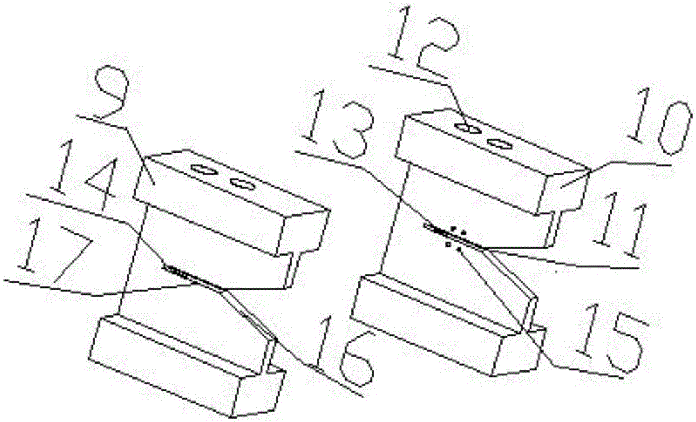 A purely pneumatic folding-in device for short raw edges of a shuttleless loom