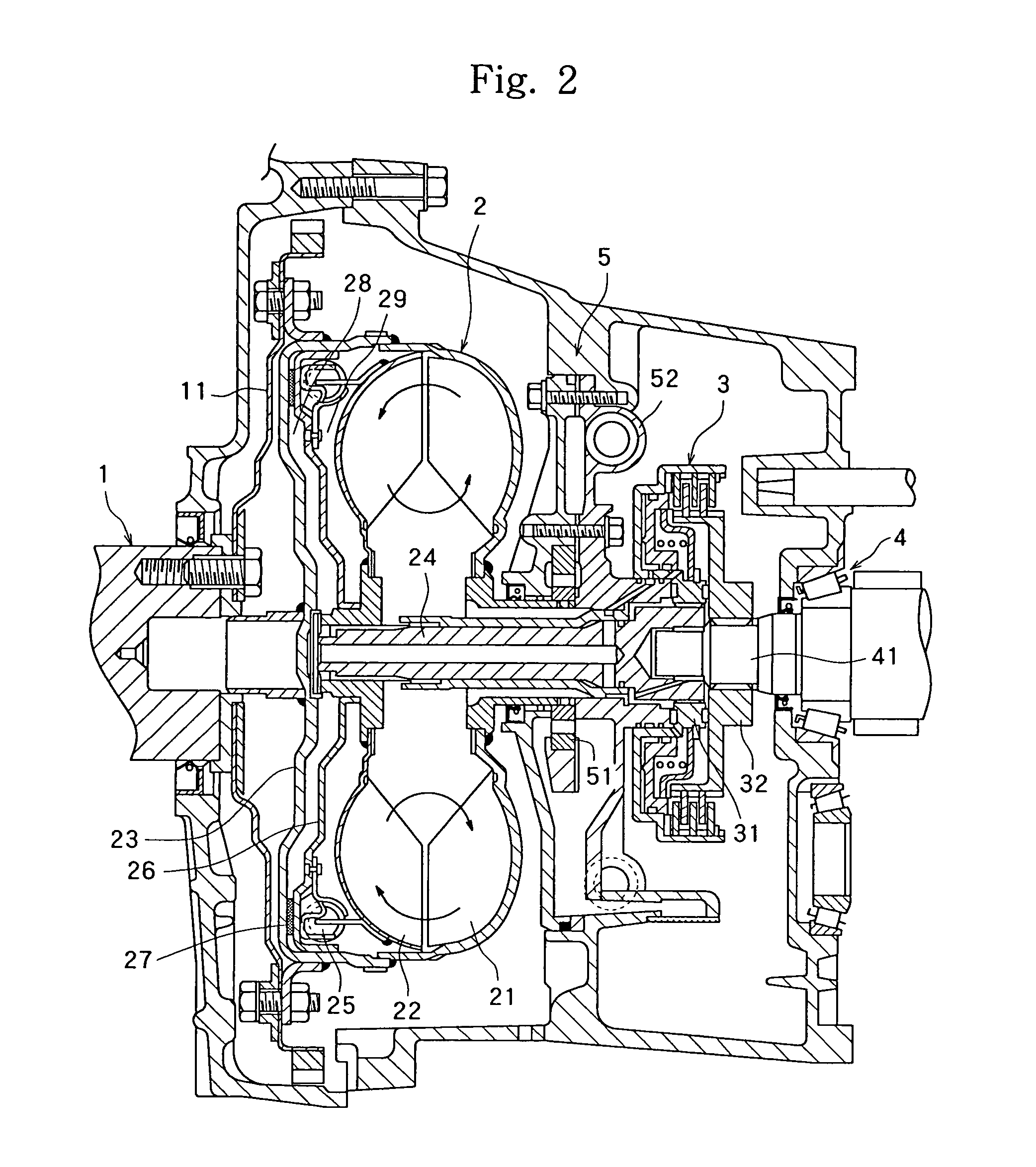 Vehicle Power Transmission Device Using A Fluid Coupling