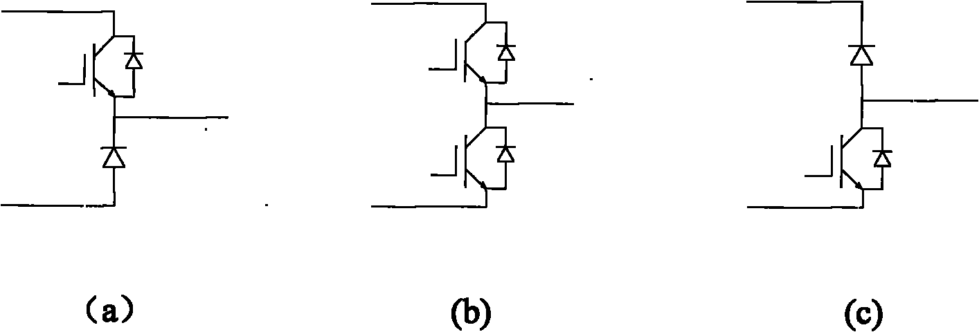 Diode clamping three-level frequency converter