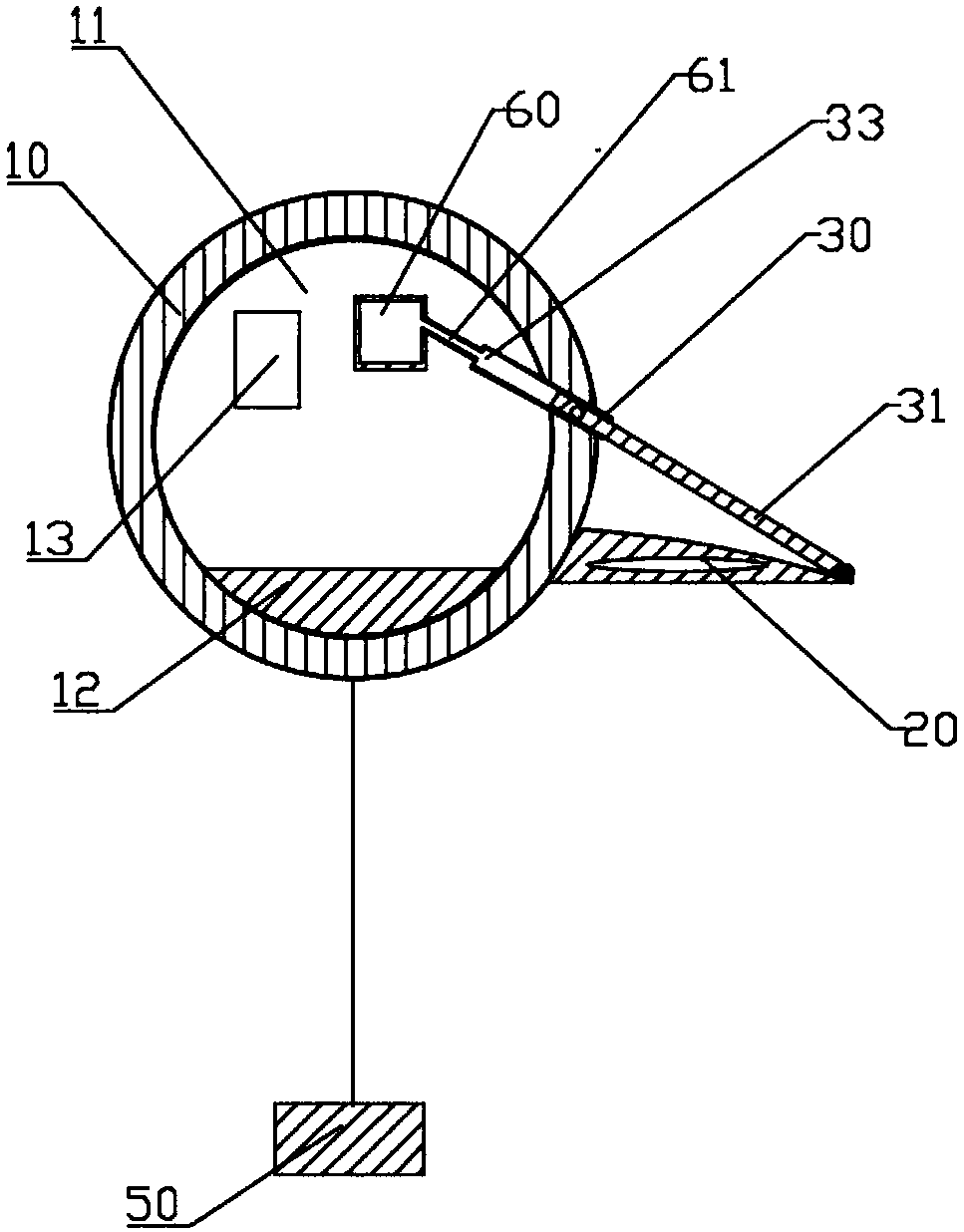 Wave power generation device