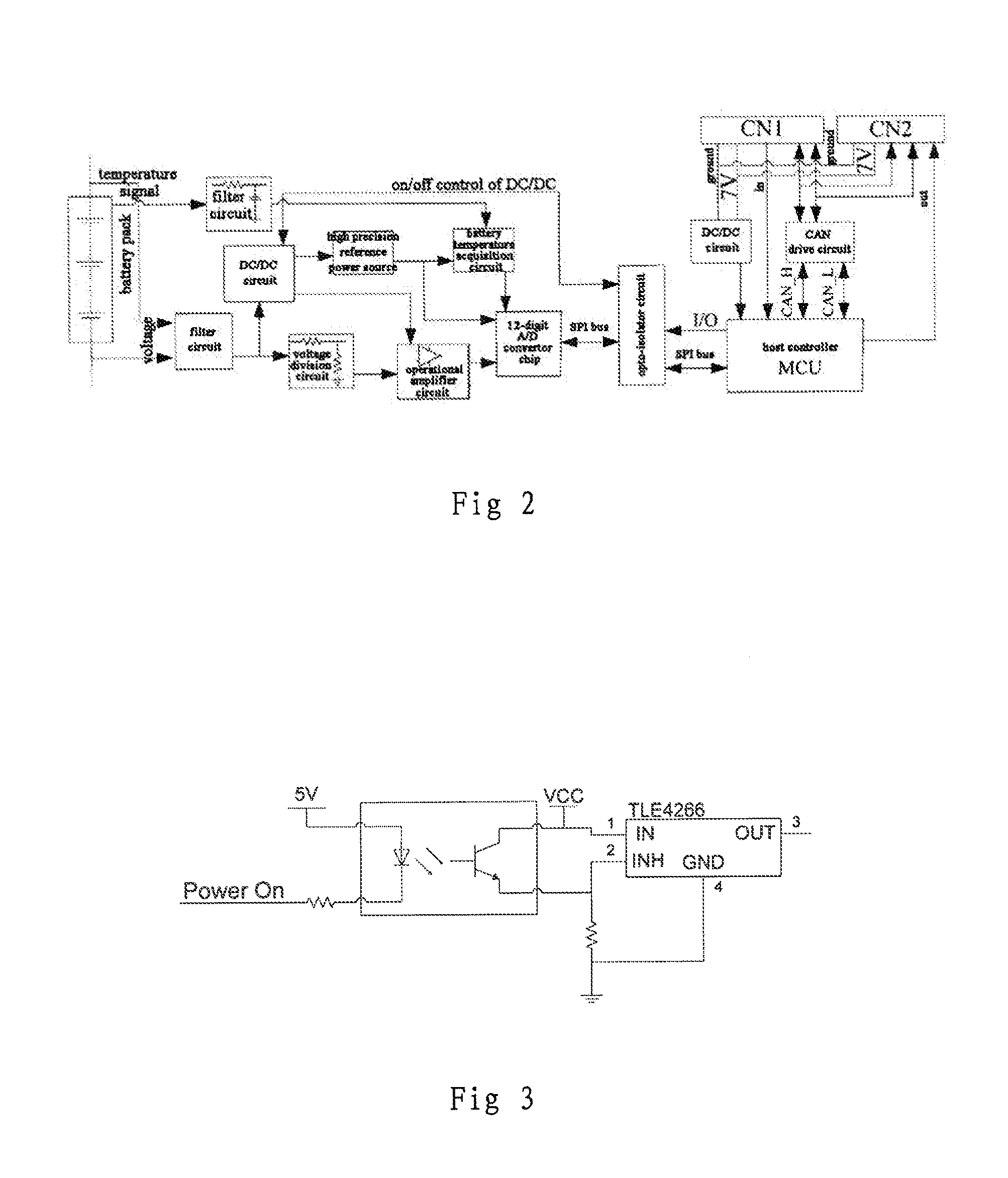 Apparatus for Monitoring Battery Voltage and Temperature