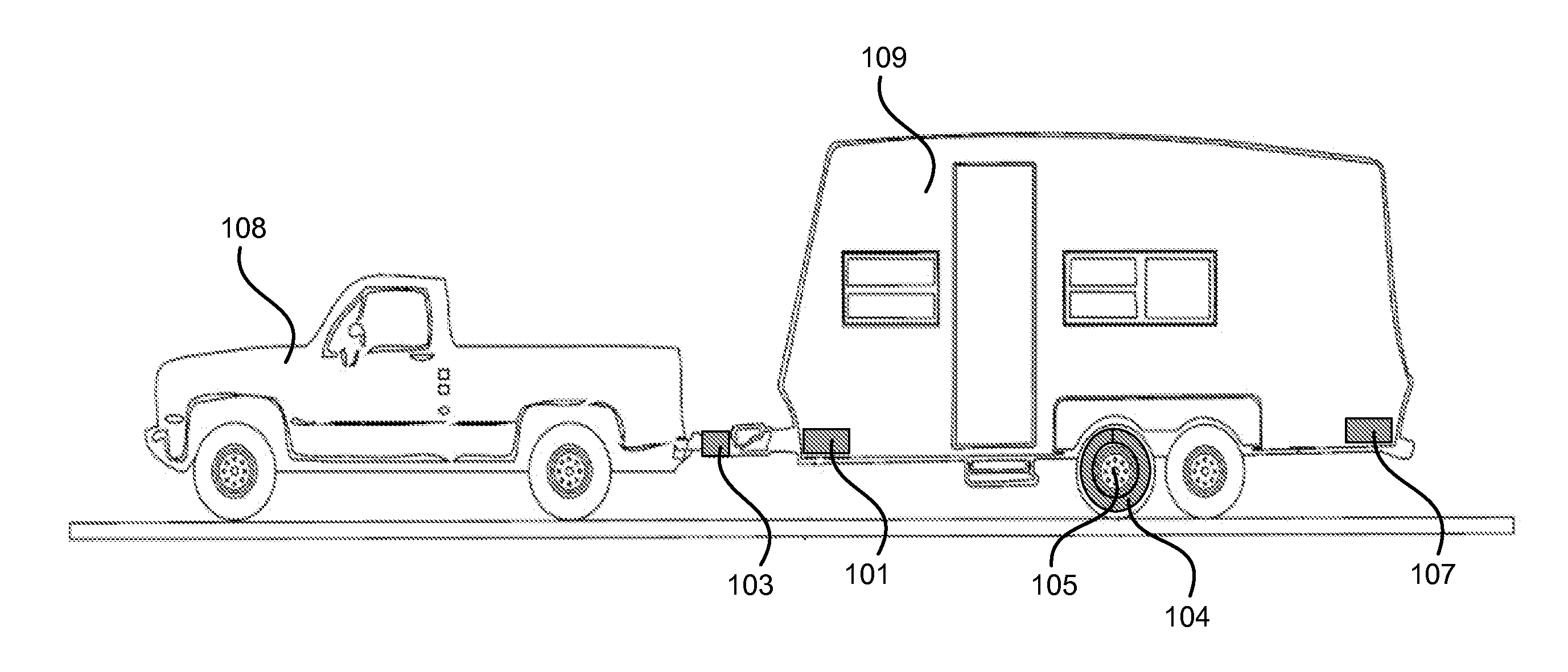System and method for towing a trailer