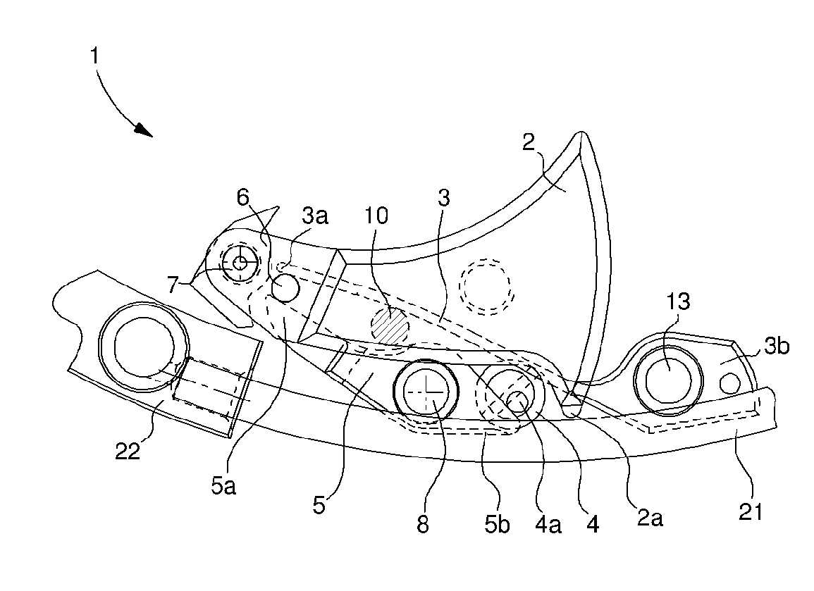 Strike mechanism for a watch