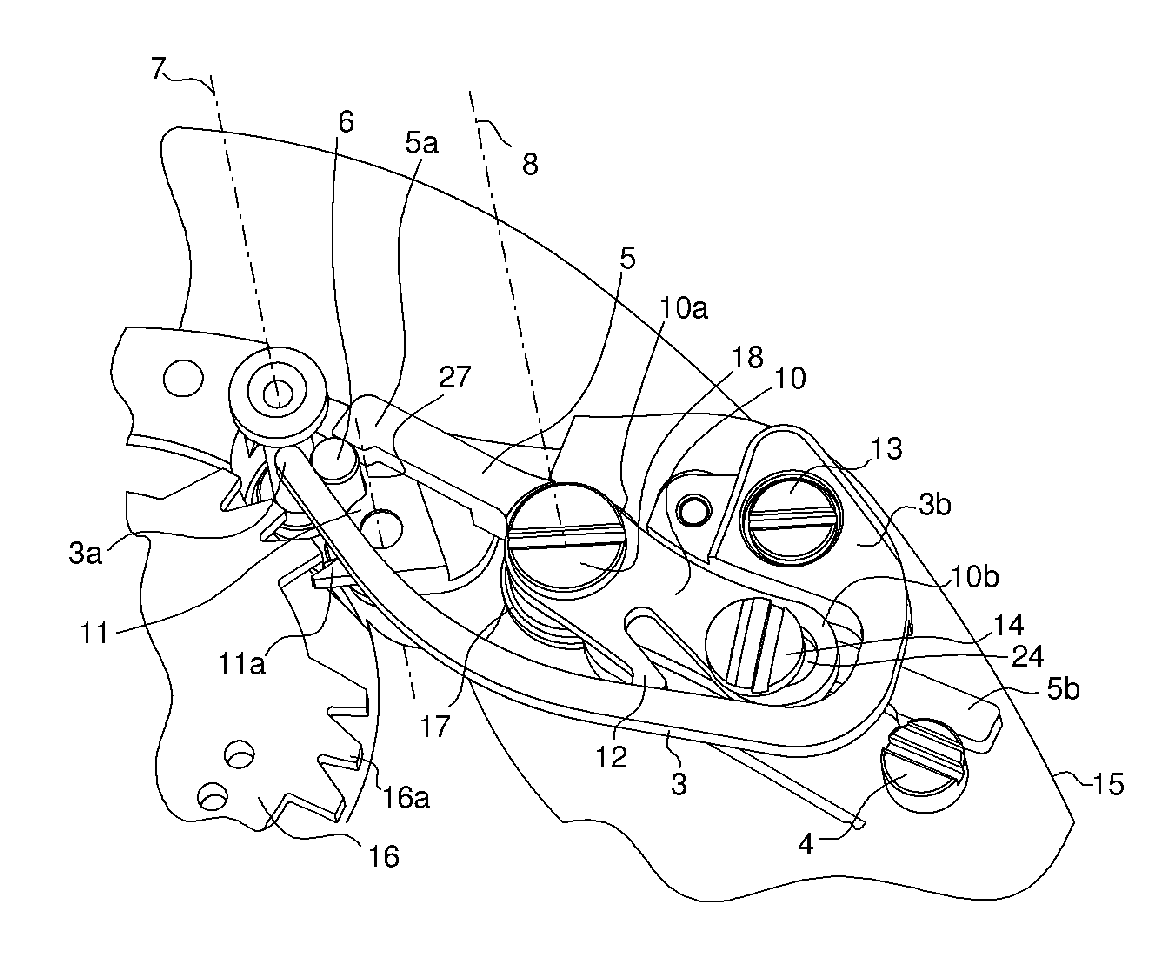 Strike mechanism for a watch