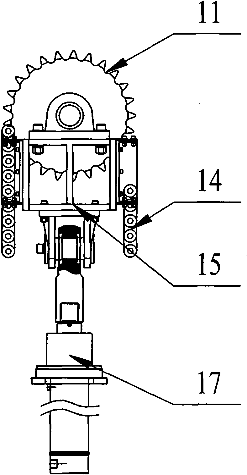 Lifting device and stage structure using same