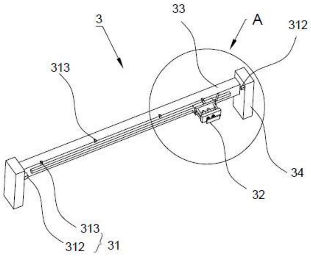 Automatic jacking and breaking mechanism for casting part