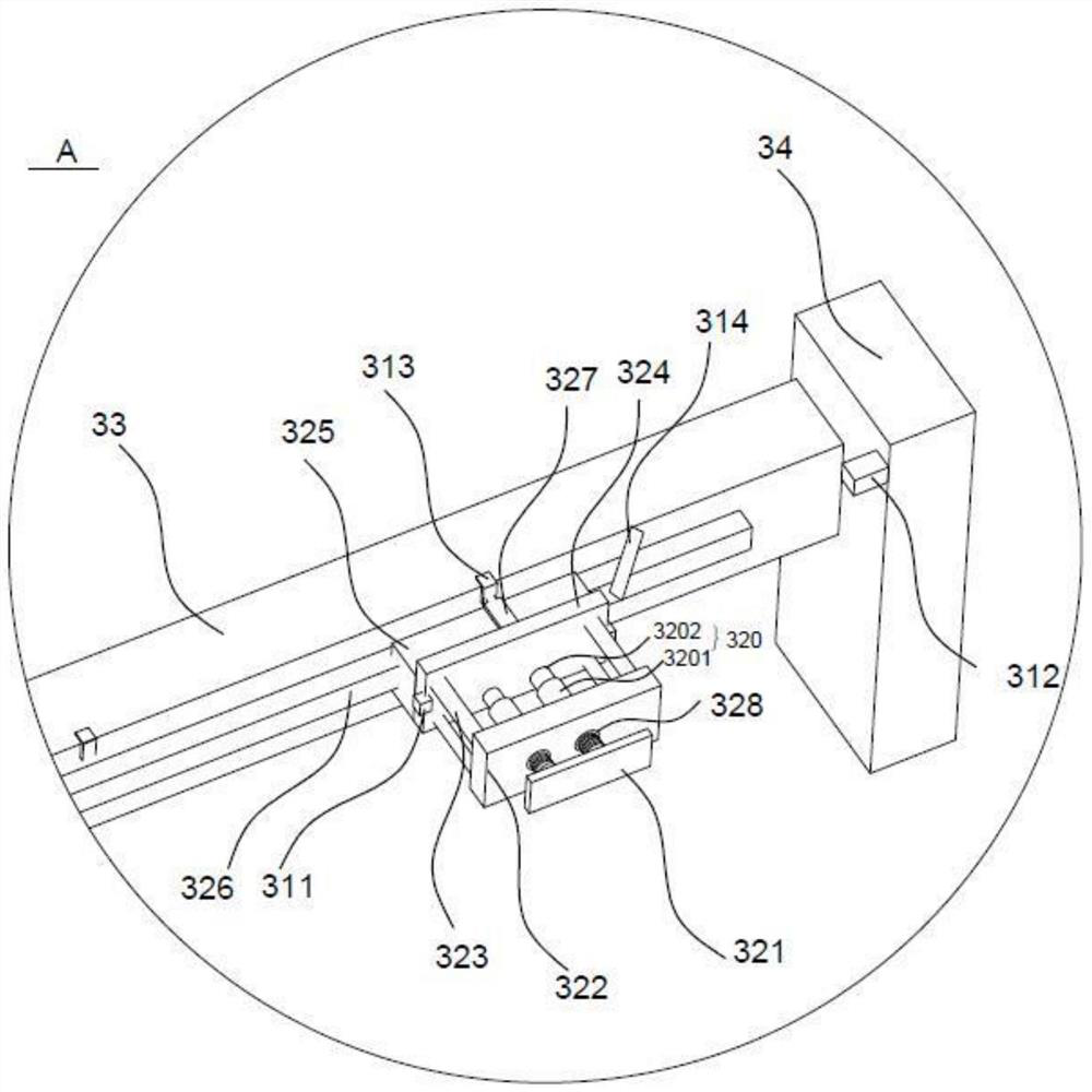 Automatic jacking and breaking mechanism for casting part