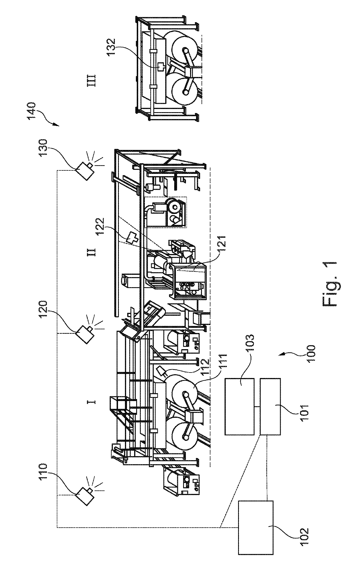 Control system for a functional section of a paper processing device