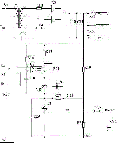 Network control-based driver for road lighting LED