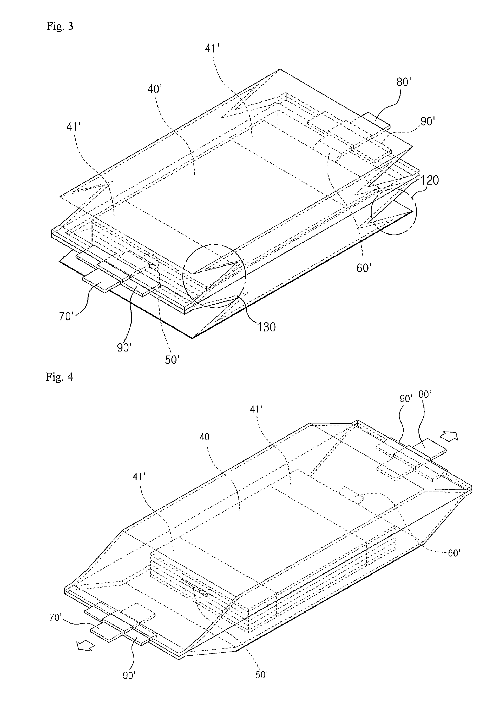Pouch having improved safety, pouch-type secondary battery including the same, and medium-to-large battery pack