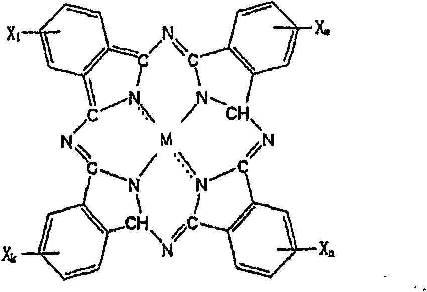 Process and apparatus for preparing metal or nonmetal phthalocyanine