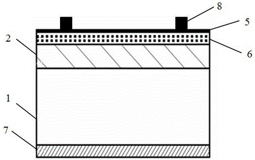 Schottky solar cell and production method thereof