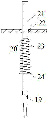 Greening structure of road separation zone