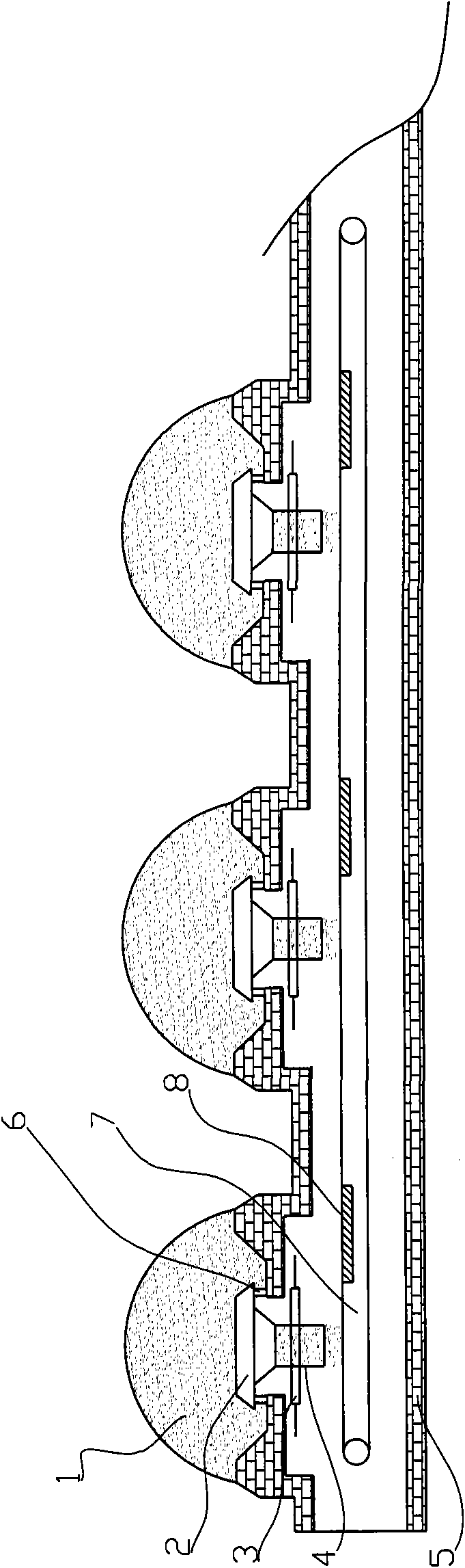 Method and system for transporting and loading bulk materials in storage yard
