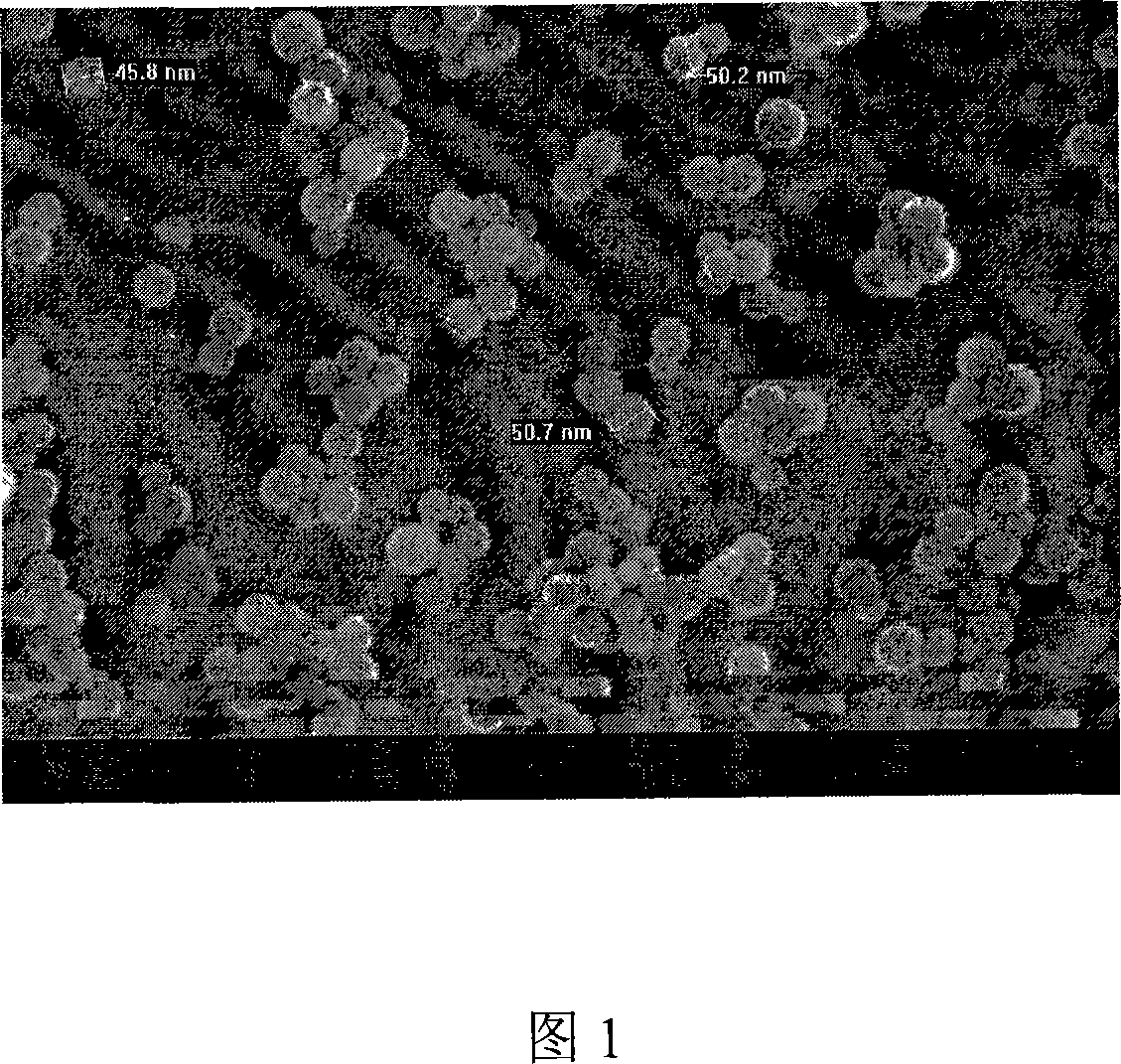 Core-shell type emulsion particle emulsion for enhancing rubber and preparation method thereof