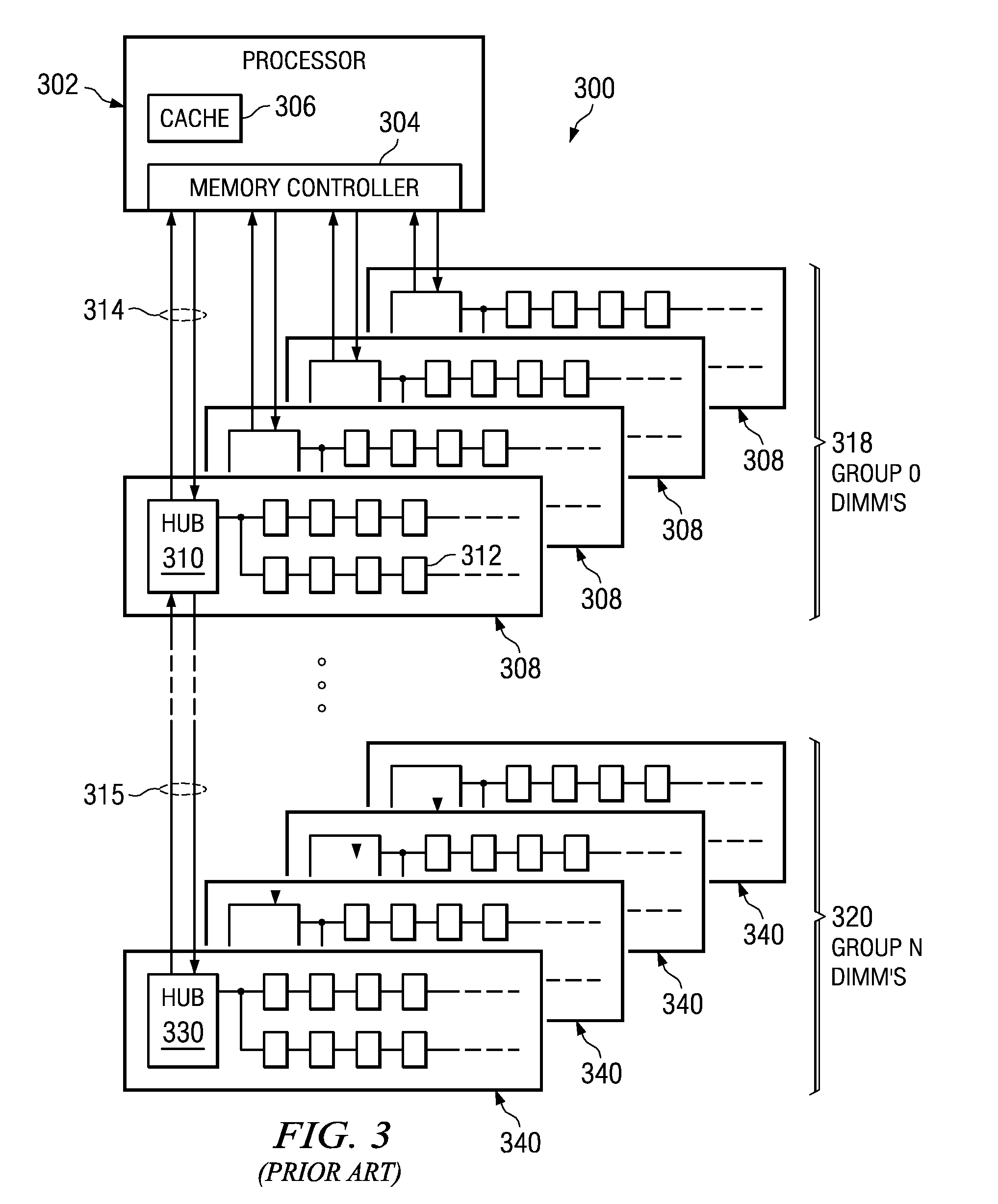 System for Performing Error Correction Operations in a Memory Hub Device of a Memory Module