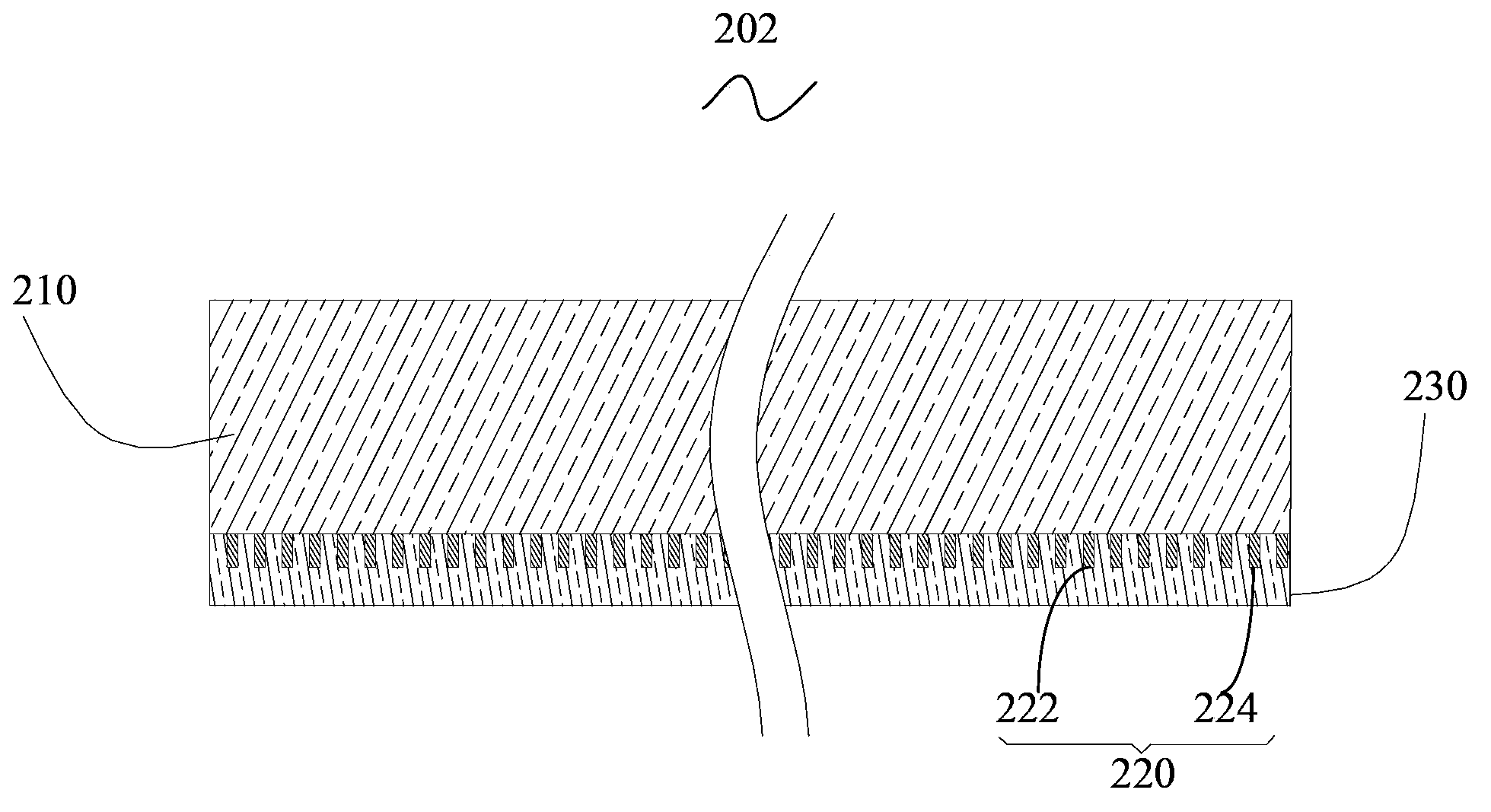 Light polarization and filtration module and touch display screen