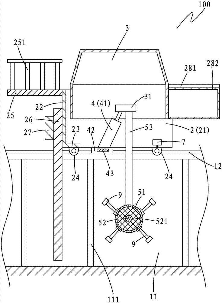 Turn-over throwing device for bedding