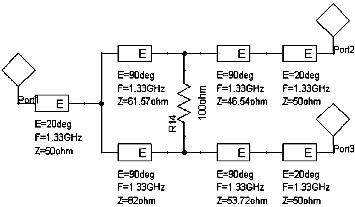 High-power isolation resistor of microwave power divider and design method of isolation resistor