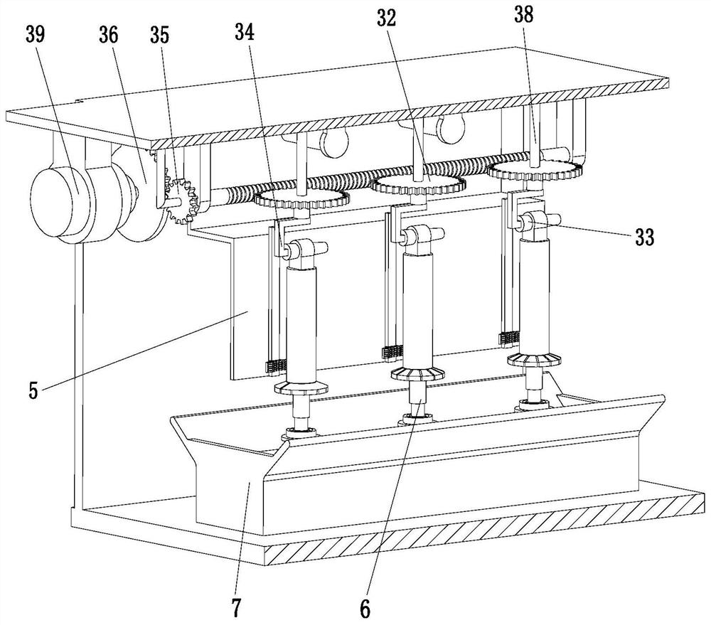 A kind of surface coating and anti-rust treatment machine for cylinder barrel of hydraulic cylinder components