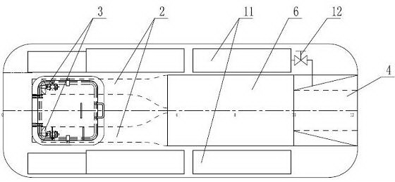 Water face thin oil film recycling and separating device