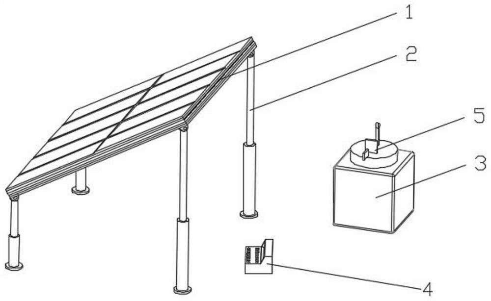 Building roof heat preservation power generation system and roof heat preservation method with power generation system