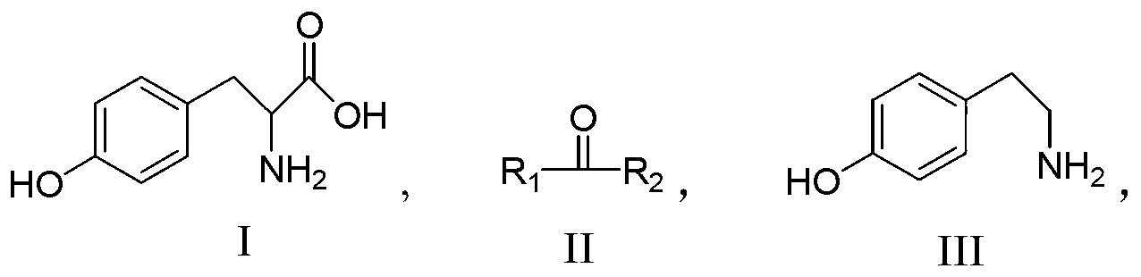 New method for preparing tyramine