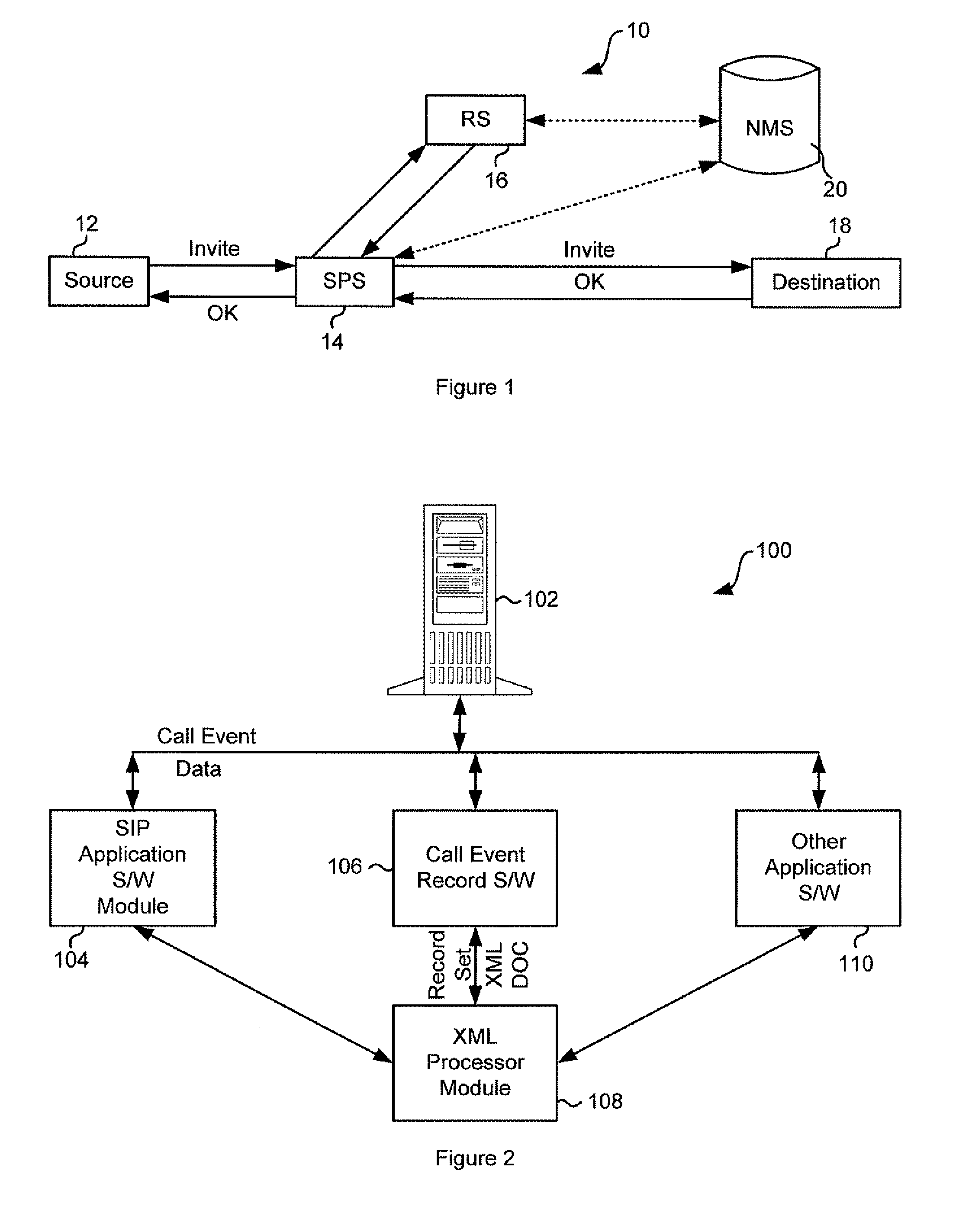 Method for recording events in an IP network