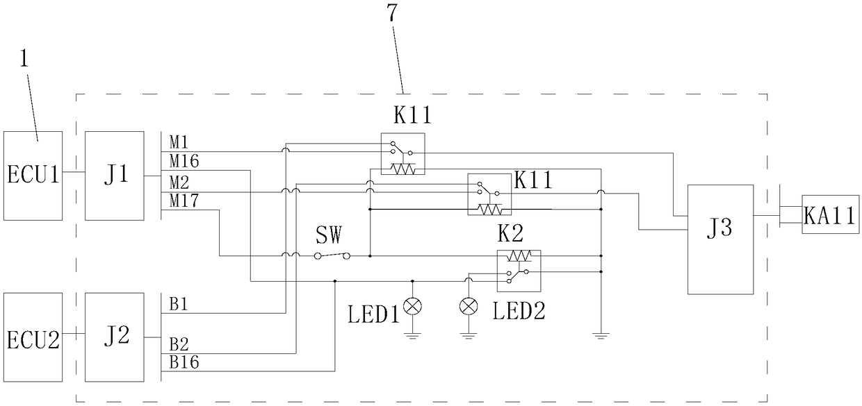 Engine electronic control redundant system