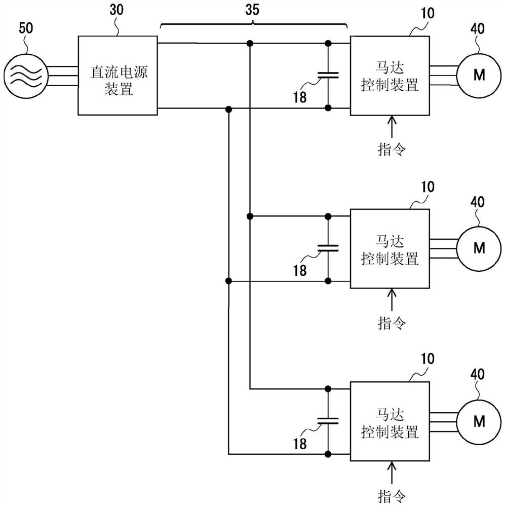 DC power supply device and servo DC power supply system