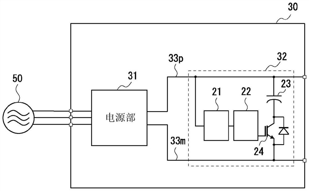 DC power supply device and servo DC power supply system