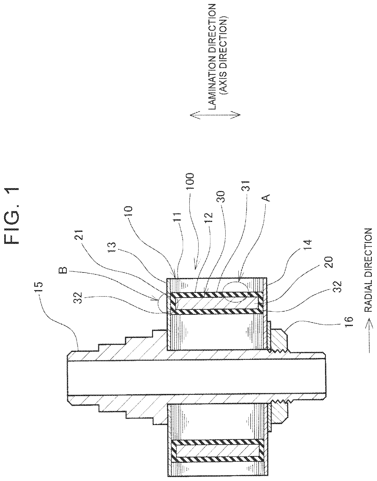Rotor core and manufacturing method for rotor core