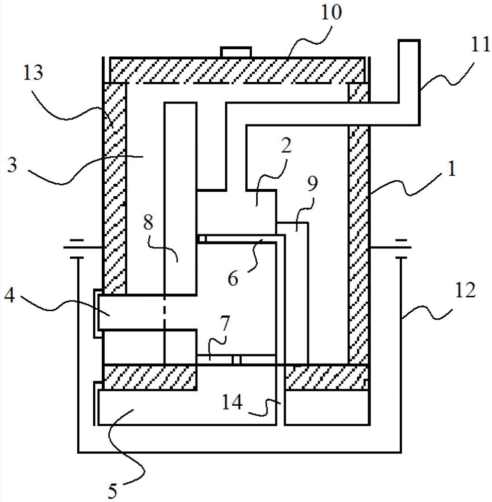 Smoke-reuse internal heat type biomass carbonization furnace