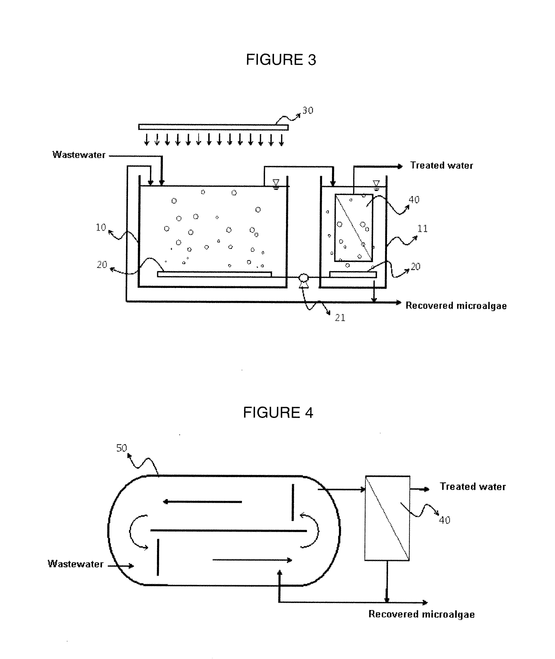 Device for Treating Wastewater Comprising Nitrogen and Phosphorus and a Method for the Same