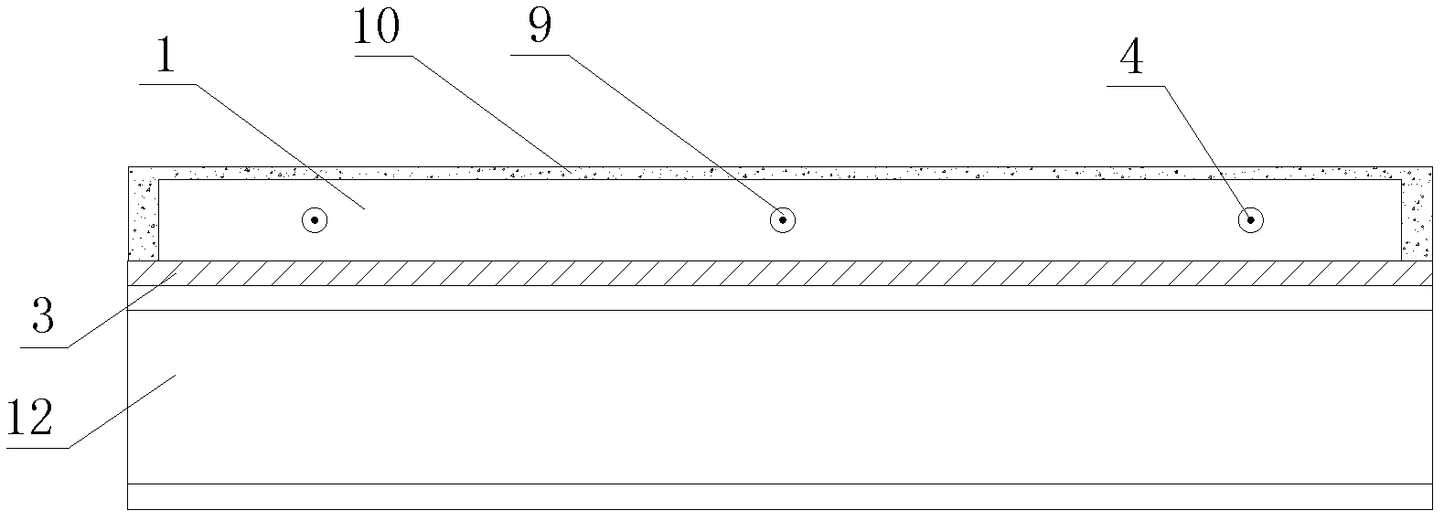 Steel-wood combined bridge structure with pored steel plate connecting piece