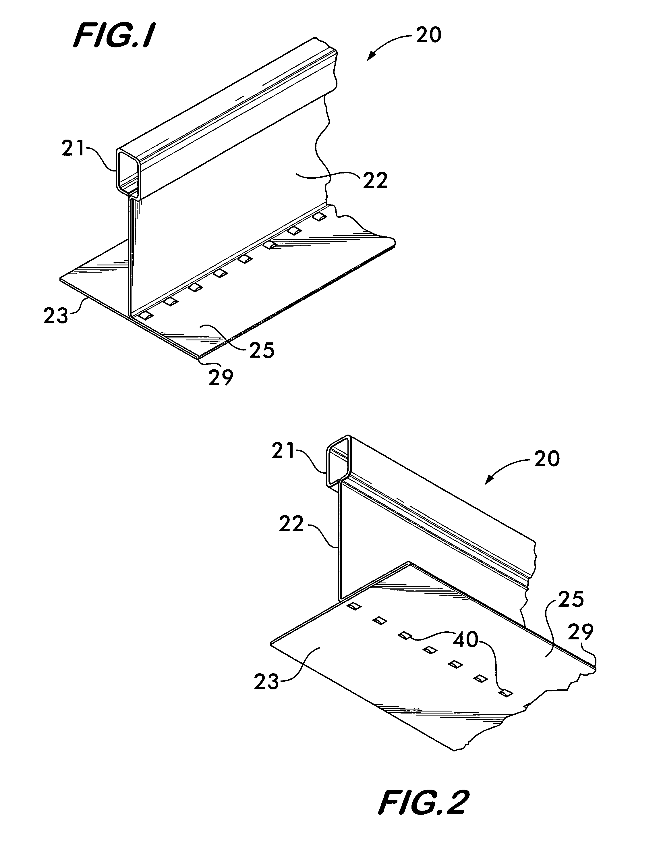 Single layered web beam for a drywall suspended ceiling