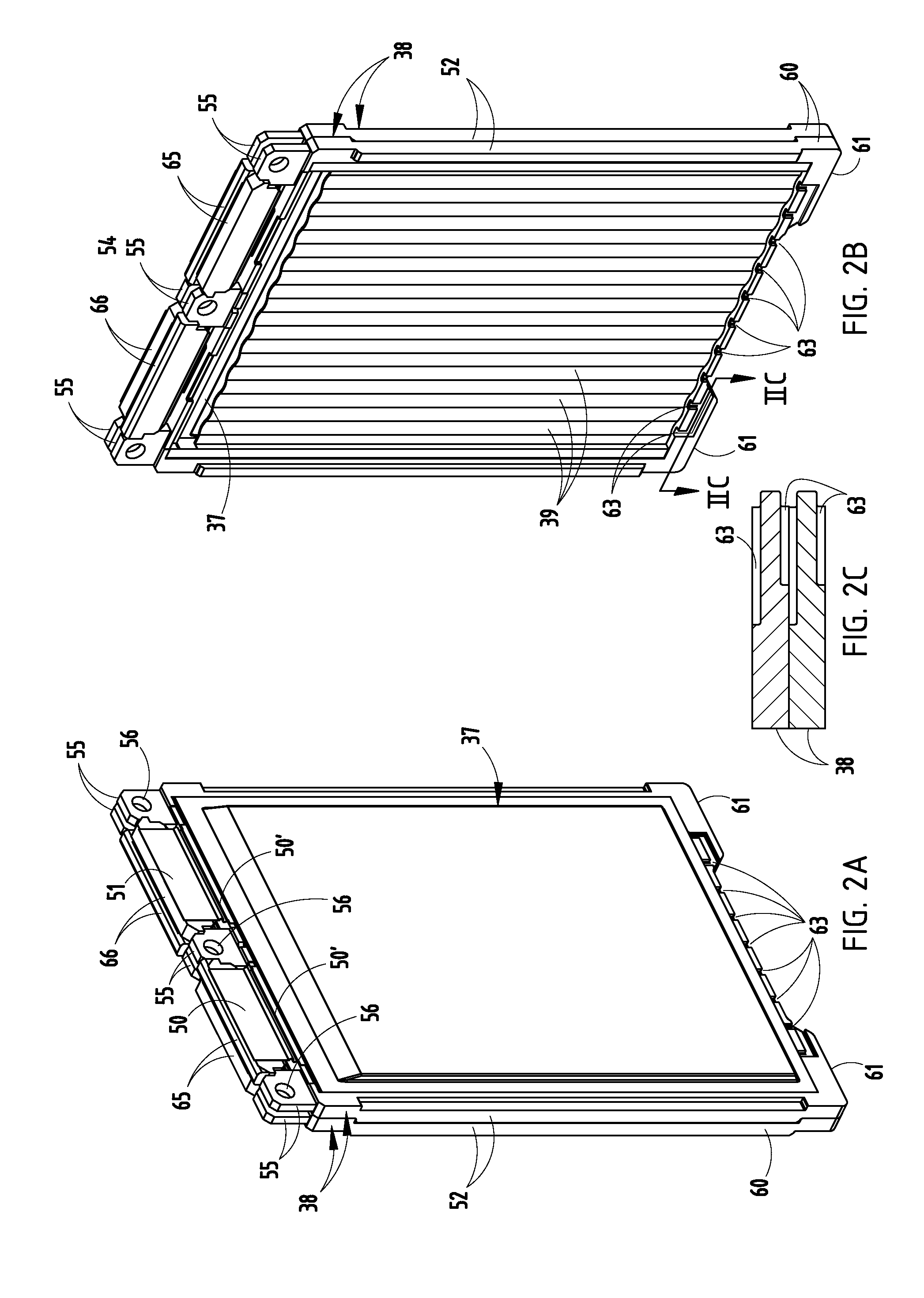 Temperature-controlled battery configuration
