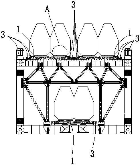 A track alignment control method for multi-track high-speed railway bridges