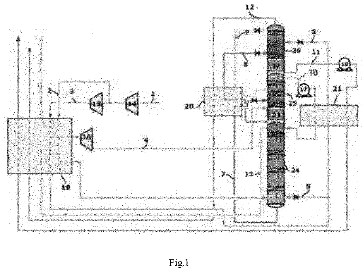 Method and apparatus for producing high-purity nitrogen and low-purity oxygen