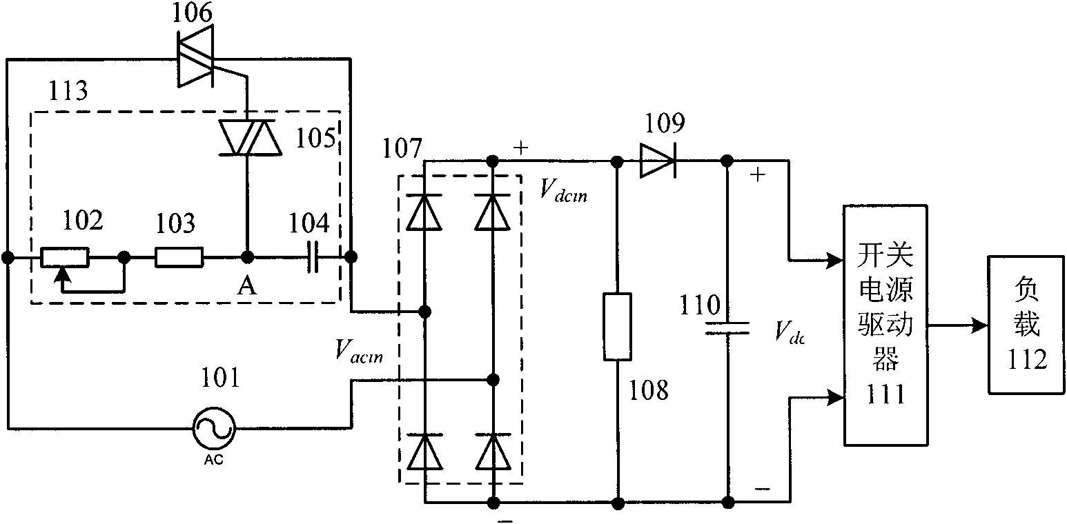 Silicon-controlled light-dimming circuit, light-dimming method and LED (light-emitting diode) driver applying the same