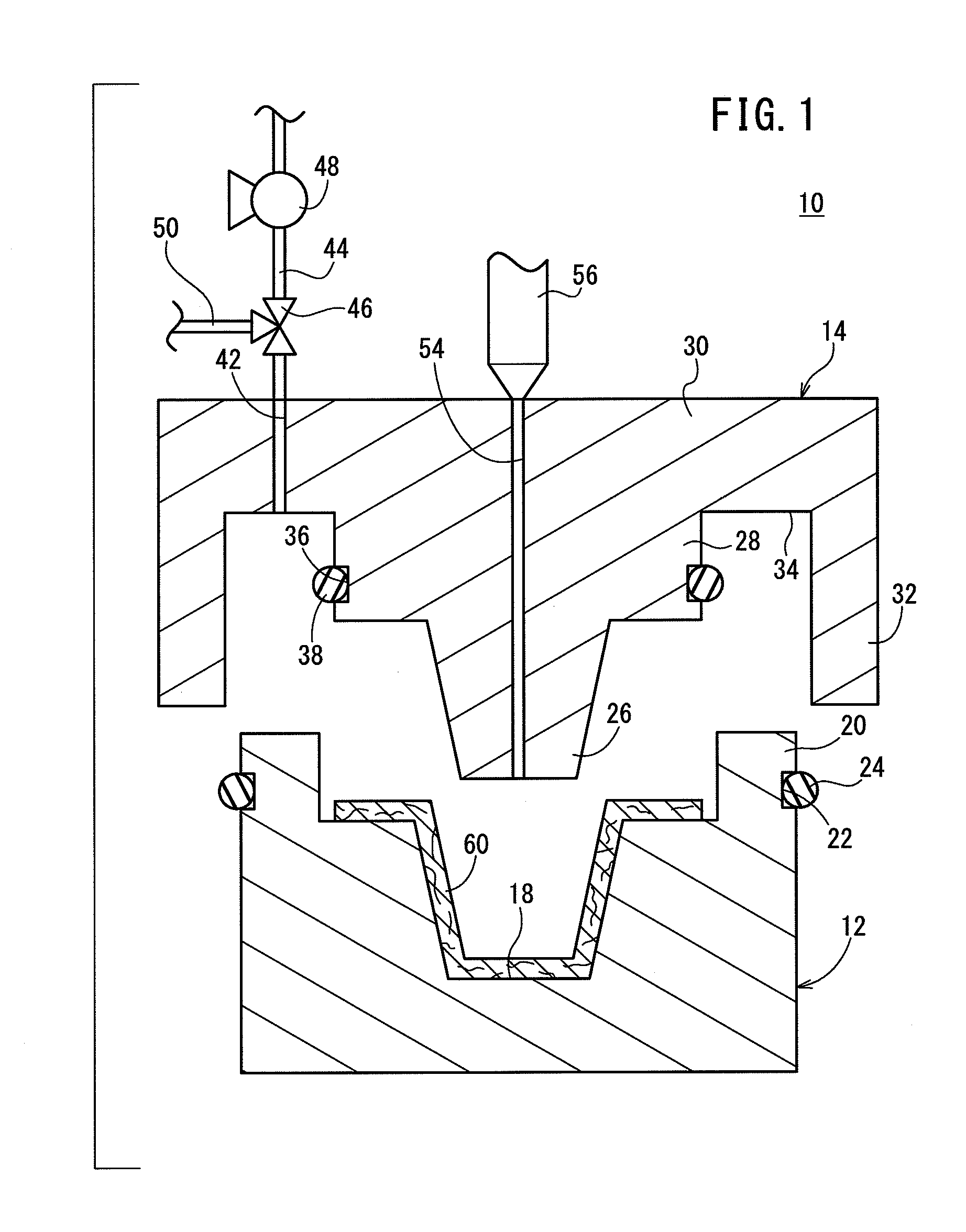 Method and apparatus for producing molded article of fiber-reinforced plastic
