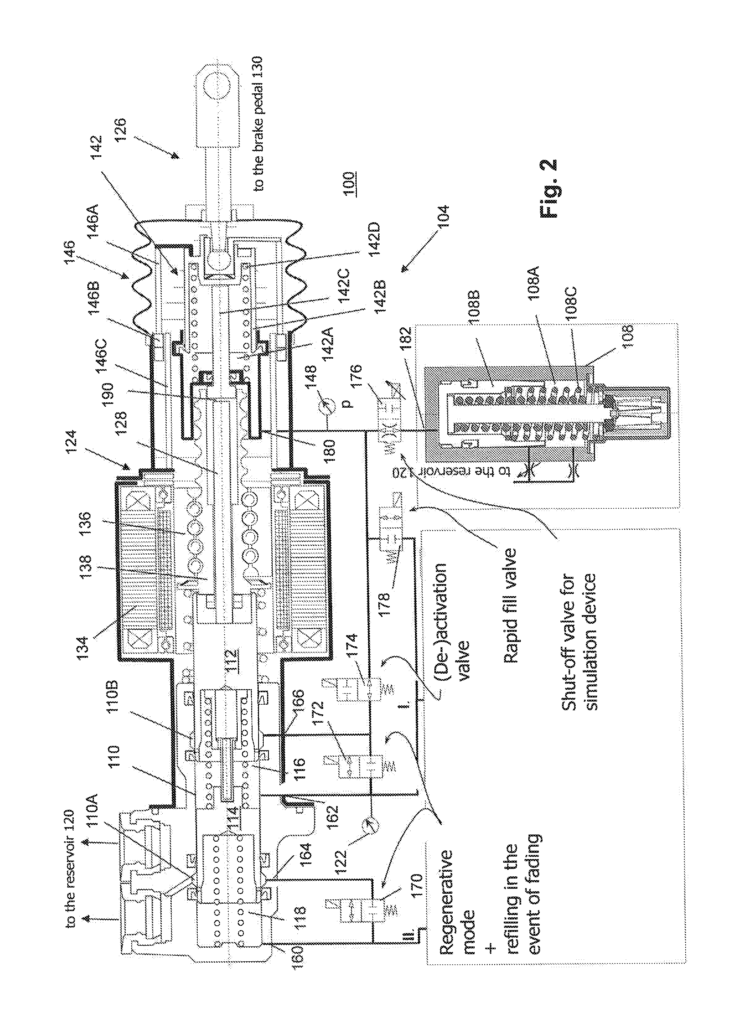 Electrohydraulic Motor Vehicle Brake System and Method for Operating the Same