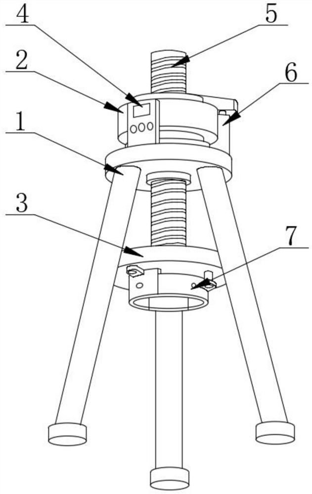 Small pile foundation vibration resistance reduction type efficient pile pulling device for hydraulic engineering construction