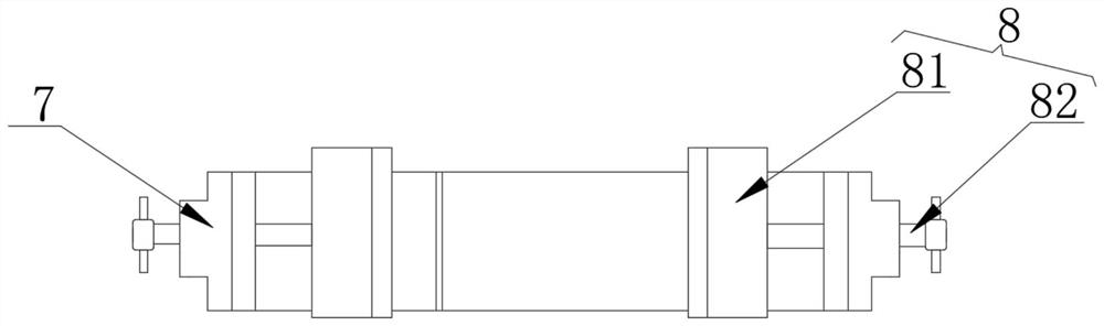 Small pile foundation vibration resistance reduction type efficient pile pulling device for hydraulic engineering construction