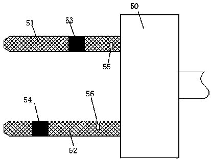 Dust collection device for urban public places