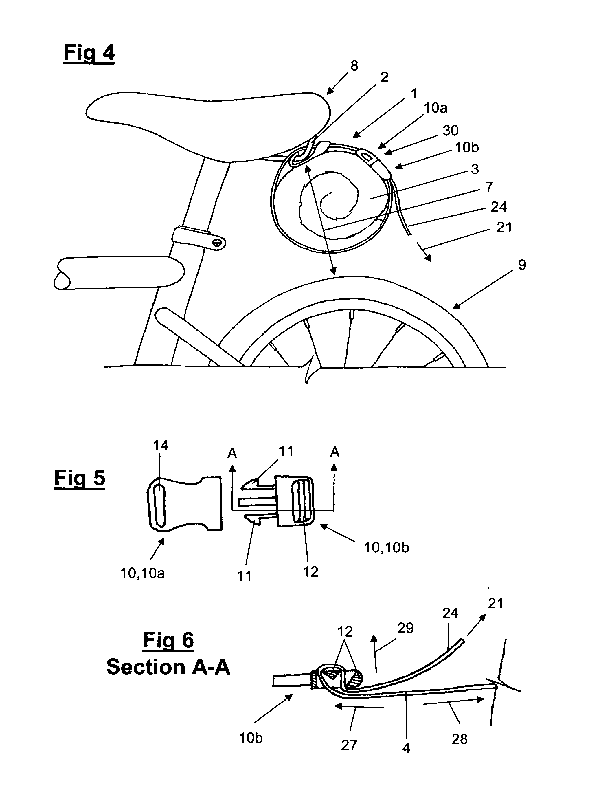 Self securing equipment strap