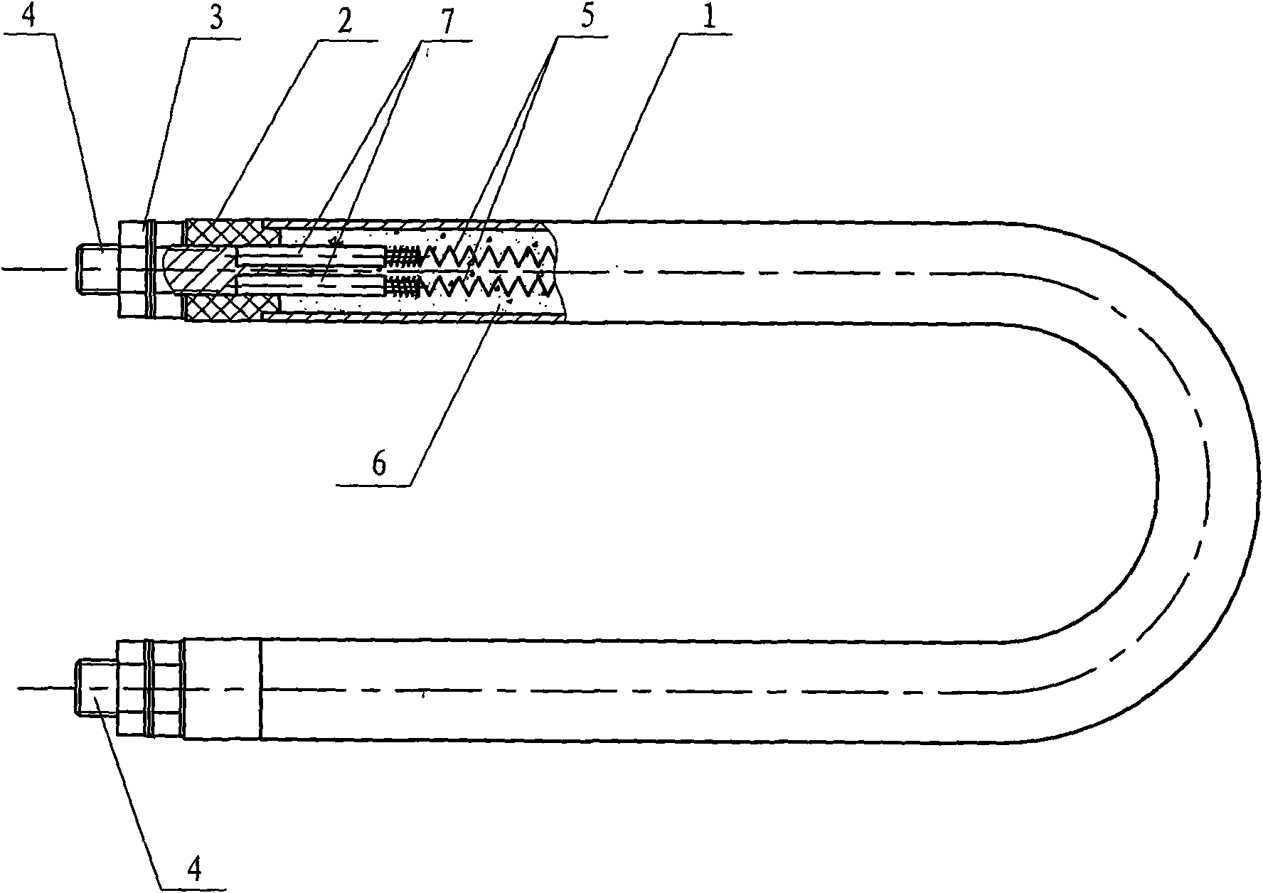 Non-inductance electric heating resistance device
